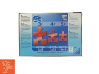 Ravensburger puslespil 2 x 12 brikker fra Disney (str. 2 x 12 brikker)