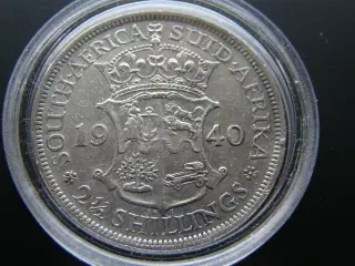 Sydafrika  2  1/2  Shilling  1940  Sølv  KM#30.13