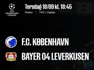FCK v Leverkusen, Nedre C, F.C. København, Parken