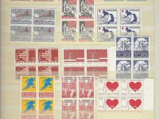 Postfriske danske frimærker