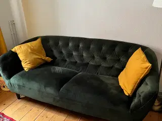 Flot velour sofa