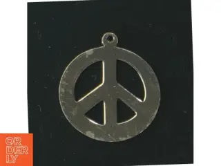 retro Peace tegn vedhæng (str. 8 x 11 cm)