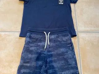 Shorts og t-shirt fra Hummel