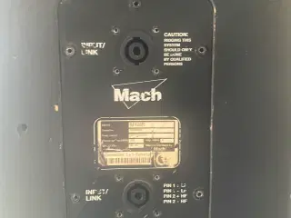 Højtalere mærket Mach
