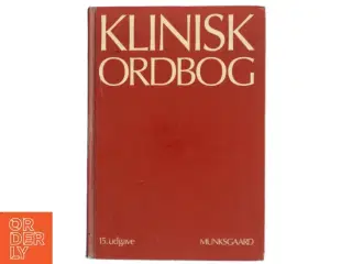 Klinisk ordbog af Niels Holm-Nielsen (Bog)