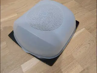 Stor osteklokke fra Tupperware