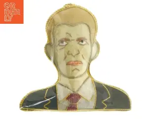 Trump i Broderet dekoration (str. 10x10,5 cm)