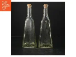 Gamle glasflasker (str. 27 cm)