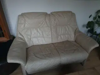 2  persons Lædersofa 