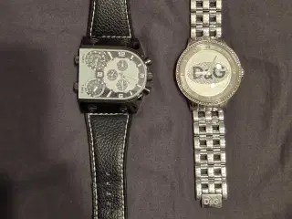 Dolce og Gabbana ur med tilhørende Oulm ur til.