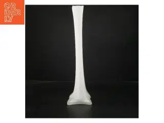 Høj glasvase fra holmegaard (str. 40x9x9 cm)