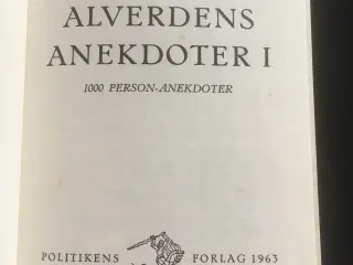 Alverdens Anekdoter 1