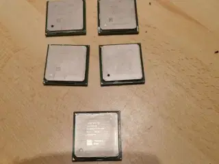 5 stk Intel celeron cpuer socket pga478