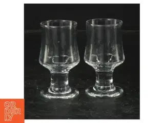 Holmegaard skibsglas Snapseglas (str. Ø. 4 cm. længde, 7,5 cm)