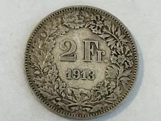 2 Francs Switzerland 1913