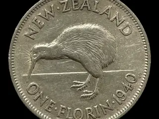 1 Florin 1940 New Zealand