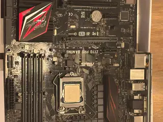 Bundkort Asus z170 pro gaming med en i7 6700