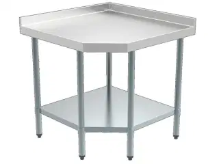 Combisteel hjørnebord – 90x70x85 cm