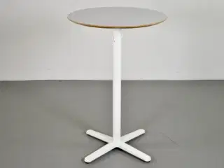 Højt cafébord i hvid med knage