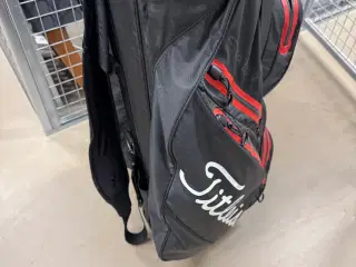 Titleist 14 staydry vognbag vandtæt sort/rød