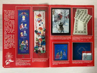 12 julebroderimønstre incl. mønsterark FJ 7/1987