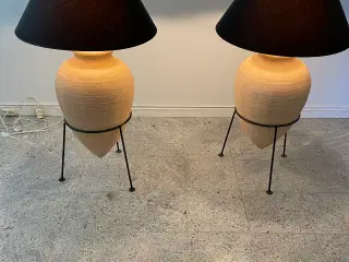 2 stk keramik gulvlamper Højde 117 cm 