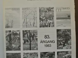 haven 1983 83. årgang, red. af søren ryge petersen
