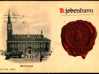 Kjøbenhavn - Raadhuset - Stender Eneret