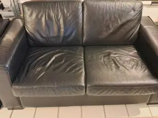 Læder sofaer 2 stk 