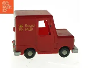 Rød legetøjs postbil (str. 18 x, 9 x 12 cm)