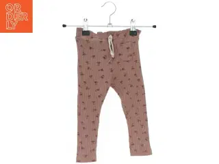 Ribstrikkede leggings med blomsterprint fra Zara (str. 86)
