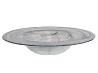 9 stk. Pastatallerken sort/hvid røg 250 mm ArdaCam