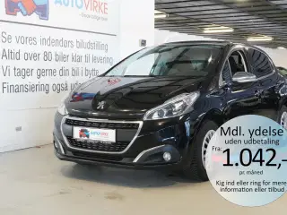 Peugeot 208 1,6 BlueHDi Allure Sky 100HK 5d