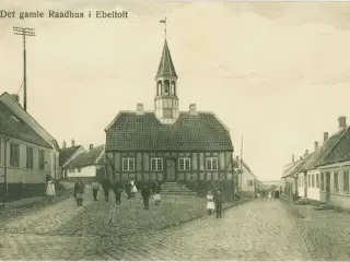 Ebeltoft. Det gamle Raadhus, 1910