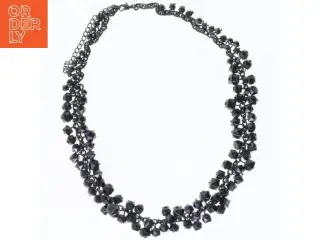 sort perlekæde (str. 60 cm)