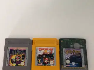 Tre fine spil til gameboy color