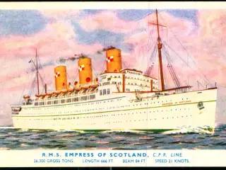 R.M.S. Empress of Schotland - Salmon 5192 - Brugt