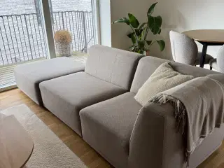 Beige modulsofa – New York – 3 moduler – fremstår 