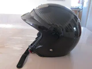 Harley Davidson åben Carbon hjelm.