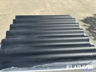 Bølgeplade 75 styk Euronit 700T HJ/HU Sort