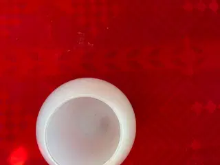 Holmegaard hvid cocoon vase