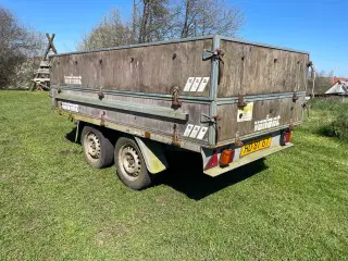 1000 kg boggietrailer. 