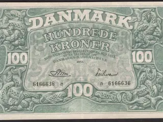 Danmark 100 Kroner 1955N