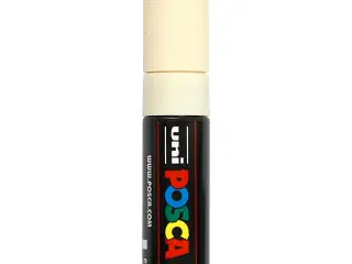 Posca Tusch, PC-8K, streg 8 mm, broad, elfenben, 1 stk.