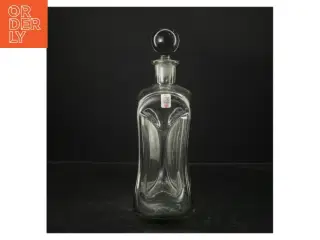 Glas karaffel med prop fra Holmegaard (str. 25 cm)