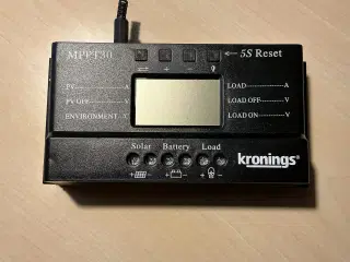Kronings MPPT30 solcelleregulator