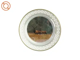 Tallerken med dyreprint fra B&G (str. Ø:22cm)
