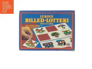 Børnespil - Billedlotteri fra BR (6 spilleplader og 36 brikker)