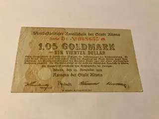 1,05 Goldmark Germany banknote
