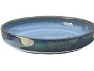 9 stk. Tallerken høj kant stentøj ocean 240 mm Rustik